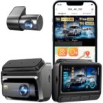 DDPAI 4K Dash Cam Front and Rear, 2160P+1080P Dash Camera for Cars, up to 15MB/s 5GHz WiFi6 Dashcam with 32G eMMC, GPS, Night Vision, 3" IPS WDR ADAS 20 Days Parking Mode Loop Recording G-Sensor, Z60