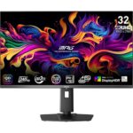 MSI MPG 321URX QD-OLED, 32" 4K UHD Quantum Dot OLED Gaming Monitor, 3840 x 2160, 0.03ms, 240Hz, True Black HDR 400, 90W USB Type C, HDMI, DP Port