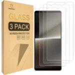 Mr.Shield Screen Protector compatible with Sony Xperia 1 VI (2024) [Tempered Glass] [3-PACK] [Japan Glass with 9H Hardness]