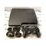 Sony PlayStation 3 PS3 Slim Console With Controller & Cords Tested & Working!