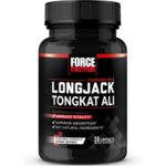FORCE FACTOR Longjack Tongkat Ali 500mg for Men’s Hormones, Promote Male Energy, Vitality & Drive, Support Muscle & Strength, Longjack Capsules with BioPerine Black Pepper Extract, 30 Capsules