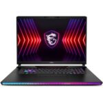 MSI Raider GE78HX 17” 240Hz QHD+ Gaming Laptop: Intel Core i9-14900HX, NVIDIA Geforce RTX 4090, 64GB DDR5, 2TB NVMe SSD, Thunderbolt 4, Cooler Boost 5, Win 11 Home: Black 14VIG-600US