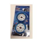 JDM BLUE TUNING DASH COMBO METER GAUGES THERMOMETER  HYGROMETER G-AS2952