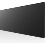 KTRIO Large Gaming Mouse Pad with Stitched Edges, Extended Mousepad with Superior Micro-Weave Cloth, Non-Slip Base, Water Resist Keyboard Pad, Desk Mat for Gamer, Office & Home, 31.5 x 15.7 in, Black