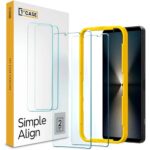 1stcase Tempered Glass [SimpleAlign] Screen Protector [2-pack Set] for Sony Xperia 1 VI [Case Friendly] - Clear