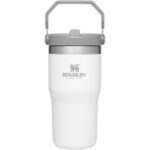 Stanley IceFlow Stainless Steel Tumbler with Straw - Vacuum Insulated Water Bottle for Home, Office or Car - Reusable Cup with Straw Leak Resistant Flip - Cold for 12 Hours or Iced for 2 Days (Polar)