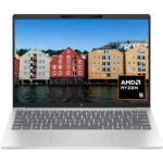 HP Pavilion Aero 13.3 inch Laptop, WUXGA Display, AMD Ryzen 5 8640U, 16 GB RAM, 512 GB SSD, AMD Radeon Graphics, Windows 11 Home, Copilot Key, 13-bg0010nr (2024)