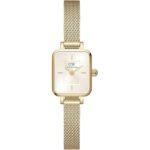 Daniel Wellington Quadro 15,5x18mm Women's Watch, Double Plated Stainless Steel (316L) Watch for Women