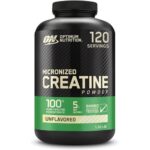 Optimum Nutrition Micronized Creatine Monohydrate Powder, Unflavored, 120 Servings, 600 Grams (Packaging May Vary)