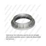 2x Plastic Lamp Holder Ring E27 Ø5cm Silver