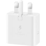 سامسونج محول طاقة 25 واط، ابيض (اصدار الامارات العربية المتحدة)