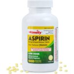 Timely - Low Dose Aspirin 81mg - 1000 Tablets - Compared to the Active Ingredient in Bayer Low Dose - Enteric Coated Low Strength - Pain Reliever for Minor Aches and Pains, Fever Reducer