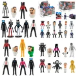 Skibidi Toilet Figure Set Toy Cameraman TV Man Speaker Man Figure Toys Kids New