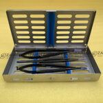 3 TC Castroviejo Needle Holder Scissor Forceps Black 18 cm Dental Micro Surgery