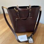 MULBERRY OXBLOOD LEATHER SMALL MAPLE HANDBAG SHOULDER CROSS BODY TAGS DUSTBAG