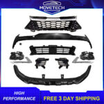 Front Bumper Kit W/O Sensor Holes W/ Fog Light For 2023 2024 Kia Sportage