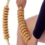 عصا تدليك خشبية ب- 12 عجلة لوتس للتمرين في المنزل والعناية بالصحة العرضية في الهواء الطلق , لفك التشابك العضلي