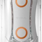 TENGA FLIP ORB Orange Crash Reusable Male Masturbator, Fully Waterproof