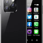 Mini 4G Smartphone Unlocked, 3.0 Inch Dual Sim Quad Core Mini Phone Premium Child Phone Small Smartphone Student Pocket Cellphone, 2+16GB (Black)