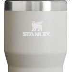 Stanley IceFlow Flip Straw Tumbler with Handle 20 oz | Twist On Lid and Flip Up Straw | Leak Resistant Water Bottle | Insulated Stainless Steel |BPA-Free | Ash