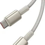 Baseus USB C Cable, 100W PD 5A QC 4.0 Fast Charging USB C to USB C Cable, Zinc Alloy Nylon Braided USB Type C Charger Cable for iPhone 16 15 Pro/Plus/Pro Max, MacBook, iPad Pro/Mini, Galaxy S24 S23+