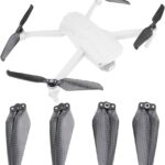 RCGEEK Compatible with Mavic Air 2 2S Carbon Fiber Propellers Blades Low Noise Props 7238 Quiet Propellers Replacement Accessories Drone Quick Release Foldable Wings