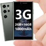 Mini Smartphone 3G Unlocked Mini Phone Kid's Smartphone 3.0'' HD Touch Screen World's Smallest 1000mAh Battery Dual SIM Little Mobile Phone with Face ID Pocket Child Cellphone 2GB+16GB Green