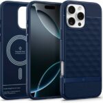 Caseology Parallax Mag for iPhone 16 Pro Max Case [Enhanced Ergonomic Design Case Compatible with Magsafe] Military Grade Drop Tested (2024) - Midnight Blue