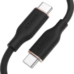 Anker USB C Cable,100W USB C to USB C Flow Cord, Type C Charger Fast Charging for iPhone 16 Series, MacBook Pro 2020 and More (USB 2.0, 3FT, Black)