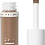 e.l.f. Camo Liquid Bronzer & Contour, Silky Highly Pigmented Formula, Creates a Long-Lasting Bronzed Glow & Natural Look, Vegan & Cruelty-Free, 1 Fair