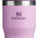 Stanley IceFlow Flip Straw Tumbler with Handle 20 oz | Twist On Lid and Flip Up Straw | Leak Resistant Water Bottle | Insulated Stainless Steel |BPA-Free | Lilac