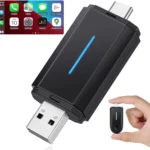 Carplay Wireless Adapter, Wireless Carplay Adapter Auto Stable Convert OEM Wired to Wireless, No Latency, No Disconnection Wireless Carplay dongle Fit for Cars from 2015