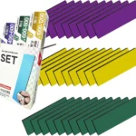 stedi Sanding Sponge for Model Gundam Building, Hobby Model Tools Hand Sanding Block Waterproof Wet Dry Reuse 400 to 1200 Grit Sandpaper, 30 Sheets