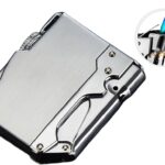 Cool Torch Metal Lighters, Novelty Windproof Jet Funny Lighter, Unique Lighters for Men Gift for Grill Candles(No Butane Fuel) (#4)