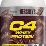 Cellucor C4 Whey Protein Powder, Hershey's Chocolate - 25g Protein, 0g Added Sugar, 130 Calories Per Serving, Supports Muscle Recovery, 28 Servings, Premium Whey for Post-Workout