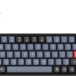 Keychron K6 Pro Wireless Custom Mechanical Keyboard, QMK/Launcher Programmable Macro, Hot-Swappable Keychron K Pro Blue Switch, 65% Layout Aluminum RGB Backlit Office Keyboard for Mac Windows Linux