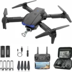 تي دو طائرة درون للاطفال والكبار بكاميرا HD 1080P FPV للمبتدئين مع تثبيت الارتفاع والهبوط بمفتاح واحد وتعديل السرعة ووضع تتبع جهاز التوجيه وانقلاب ثلاثي الابعاد وبطاريتين معياريتين (E99)