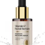 Vitamin C Face Serum - Anti Aging Facial Skin Serum with Vitamin C, Hyaluronic Acid, Vitamin E & More, Brightening Serum for Dark Spots, Fine Lines & Wrinkles, Face Serum for Skin Care - 1 Fl Oz
