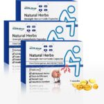 اف دي تي واي كبسولات عشبية طبيعية قوية للبواسير للتخفيف السريع من الام البواسير او الانزعاج (3 عبوات)