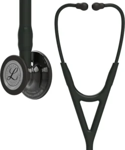 3M Littmann Cardiology IV Diagnostic Stethoscope, 6232, More Than 2X as Loud*, Weighs Less**, Stainless Steel High Polish Smoke-Finish Chestpiece, 27" Black Tube, Stem, and Headset