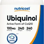 Nutricost Ubiquinol Softgels (100mg, 240 Softgels) - Superior Absorption Antioxidant | Active Form of CoQ10 - Gluten Free, Non-GMO