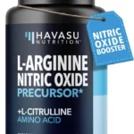 L-Arginine Capsules with L-Citrulline - Nitric Oxide Supplement - L Arginine and L Citrulline Blend - 60 Count - Vegan, Non-GMO Capsules for Performance, Endurance and Muscle Support - 1 Month Supply