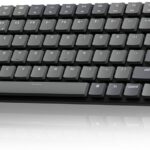 Keychron K3 Version 2, 84 Keys Ultra-Slim Wireless Bluetooth/USB Wired Mechanical Keyboard with White LED Backlit, Low-Profile Gateron Mechanical Brown Switch Compatible with Mac Windows