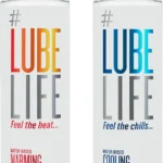 Lube Life Climate Control Combo, Includes Water-Based Cooling and Warming Lubricant, Stay Cool While Turning Up The Heat in The Bedroom, Non-Staining Lube for Men, Women and Couples, 8 Fl Oz