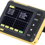 راسم الذبذبات، مقياس رقمي صغير محمول باليد، 200 كيلو هرتز عرض النطاق الترددي 2.5 مللي ثانية معدل أخذ العينات DDS مولد اشارة DDS، شاشة LCD 2.8 التقاط تلقائي للموجة