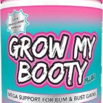 SPAZMATIC Grow My Booty Plus Butt Enhancement Booty Pills - Mega Booty and Bust Fast Growth Formula Glute Booster