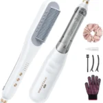 Wavytalk Pro Steam Straightener Brush, Steamline Pro 3 in 1 Straightening Brush, Steam Reduces Damage, Nourishes Hair, and Expedites Straightening