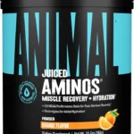 Animal Juiced Amino Acids - BCAA Powder EAA Matrix Plus Hydration with Electrolytes and Sea Salt Anytime Recovery and Improved Performance, Orange Flavor, 30 Servings
