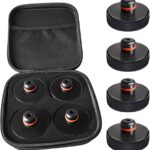 Chirano Lifting Jack Pad for Tesla Model 3/S/X/Y, 4 Pucks with Storage Case, Accessories for Tesla Vehicles 2013 to 2025, NOT Compatible with 2025 New Model Y with 4680 Battery (Texas Built)