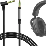 Geekria Audio Cable Compatible with Logitech G Pro X/X2, G433, G233 Gaming Headset Cable, 3.5mm 5 Pole Aux Replacement Stereo Cord (4 ft / 1.2 m)